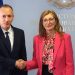 Министърът на образованието и науката Красимир Вълчев разговаря с европейския комисар за стартиращи предприятия, научни изследвания и иновации Екатерина Захариева